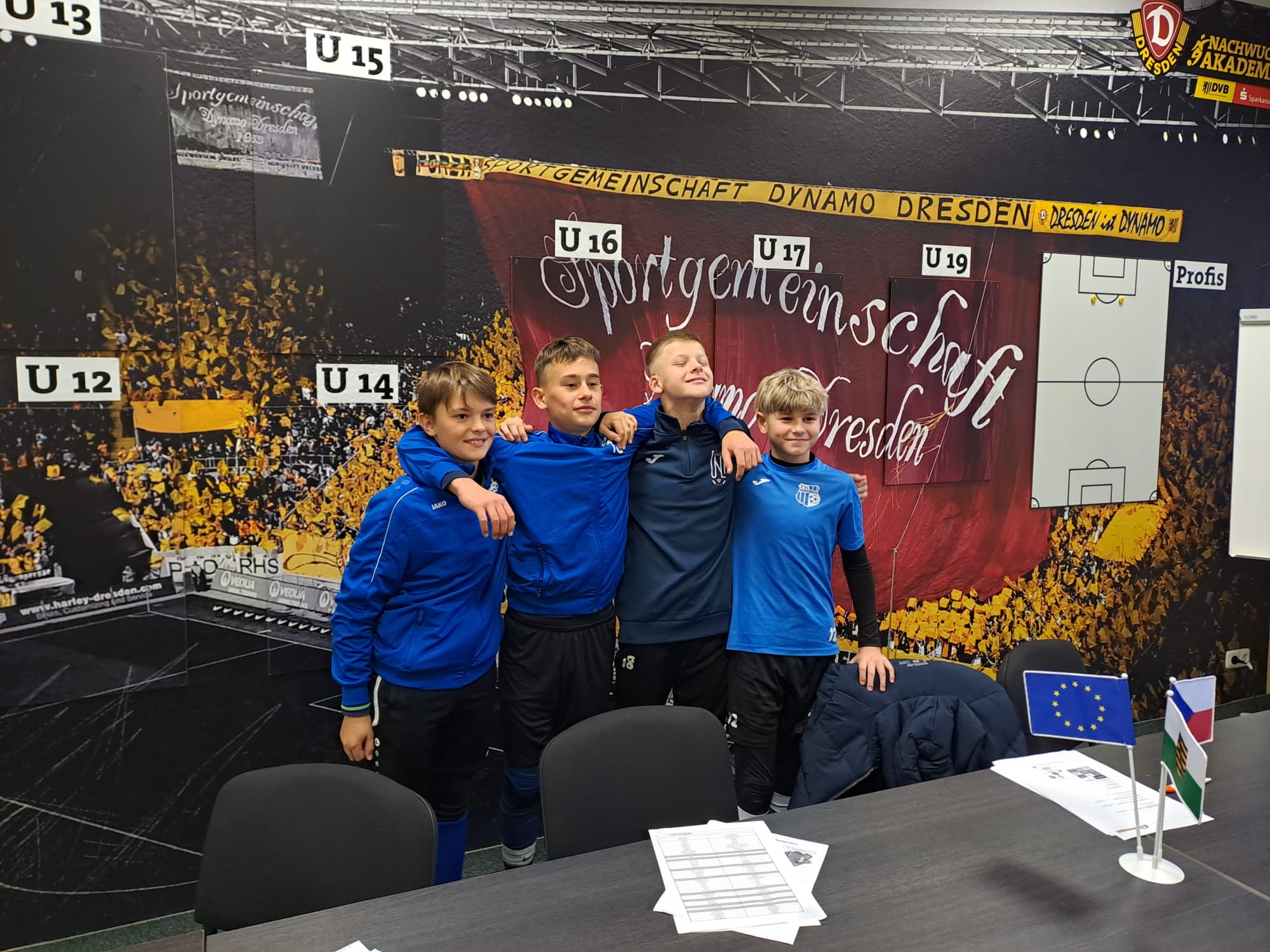 Výuka německého jazyka pro naše hráče / Deutschunterricht für unsere Spieler